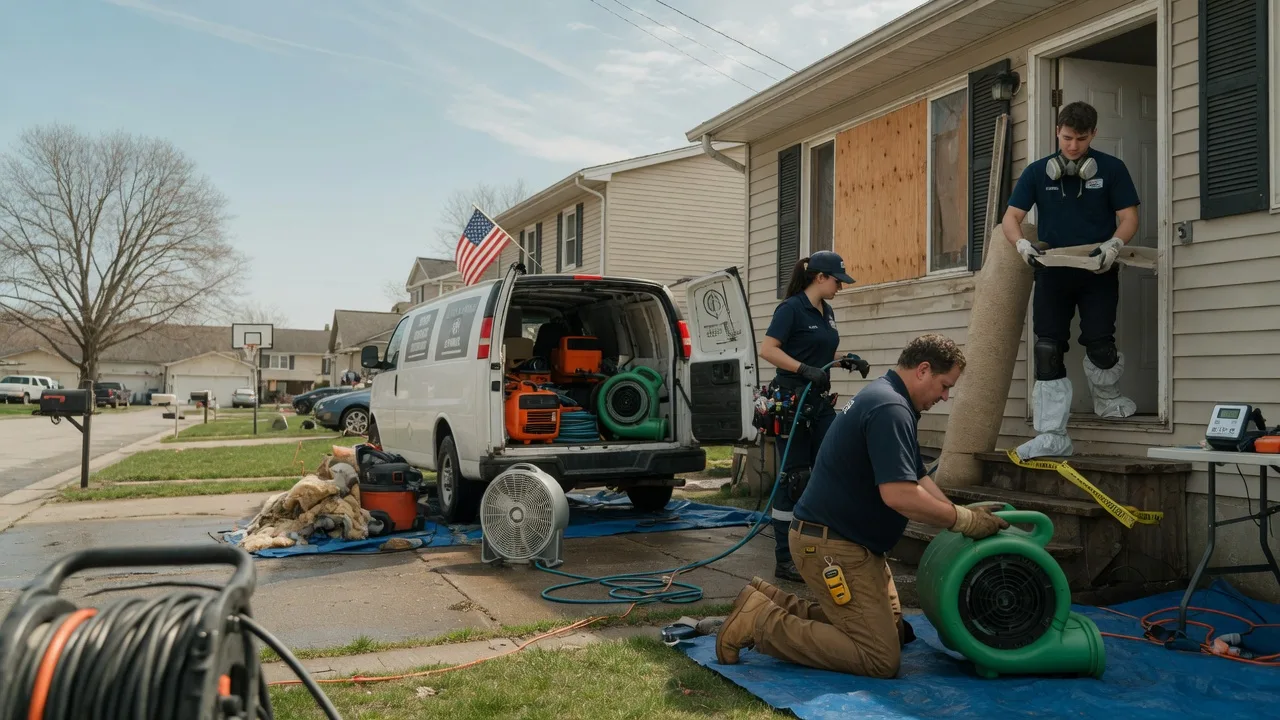 Water Damage Restoration in Bartlett, KS near me
